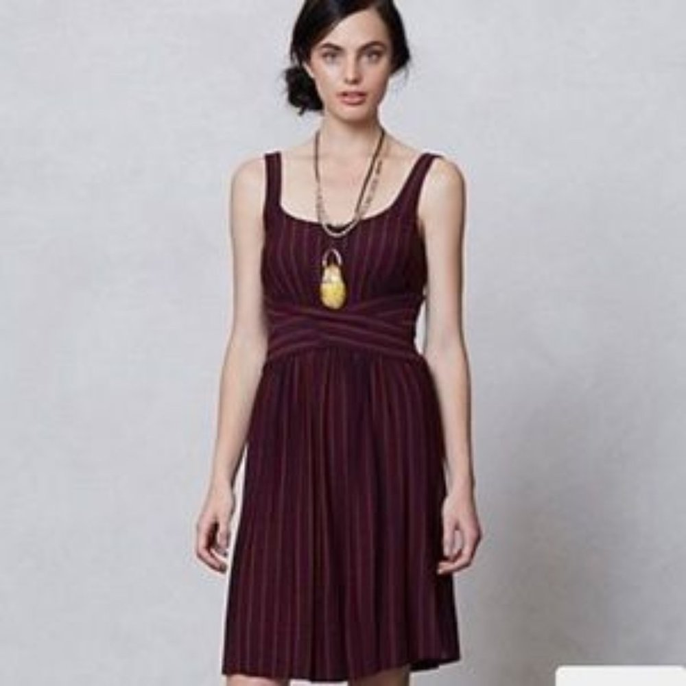 Anthropologie Bailey 44 Stripe Intersection Dress